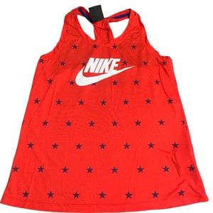 NIKE Women’s Racerback Stars Tank size Medium